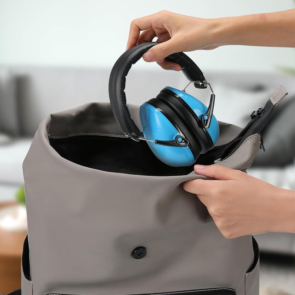 Noise Cancelling Earmuffs for Kids Hearing Protection Safety Headphone Blue