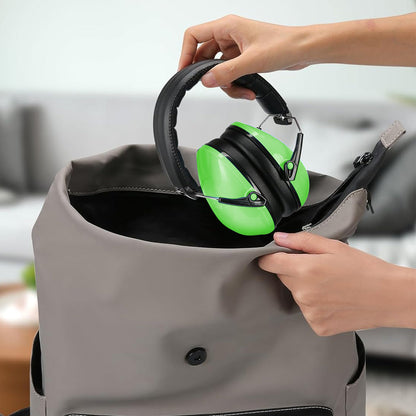 Noise Cancelling Earmuffs for Kids Hearing Protection Safety Headphone Green