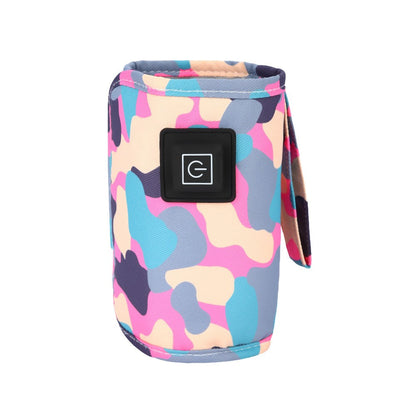 Travel USB Baby Bottle Warmer Milk Heater Bag Thermostat Portable Pouch Mixed Color