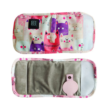 Travel USB Baby Bottle Warmer Milk Heater Bag Thermostat Portable Pouch Pink