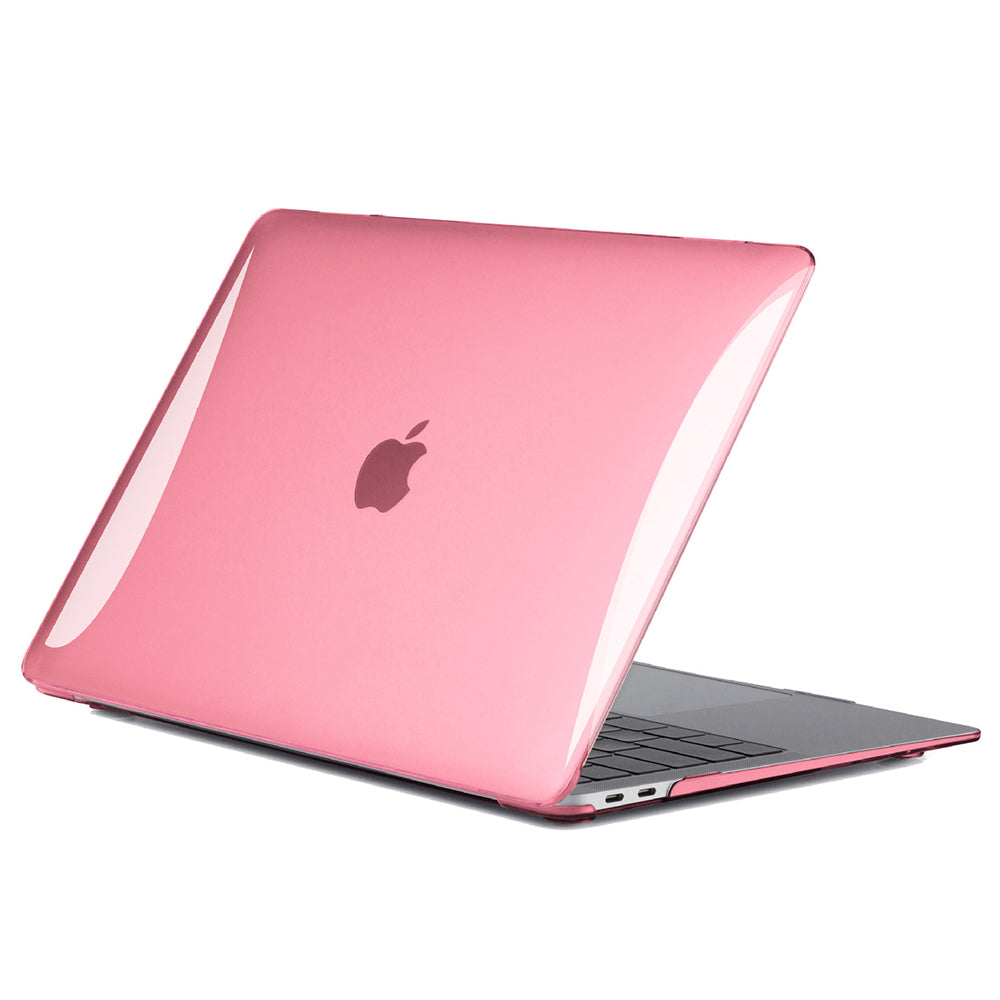 Compatible with MacBook Air 13 inch Case Hard Shell Case Translucent Pink