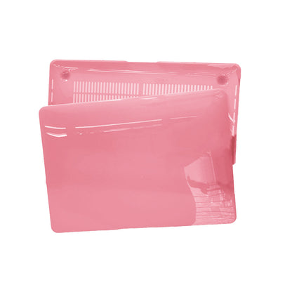 Compatible with MacBook Air 13 inch Case Hard Shell Case Translucent Pink