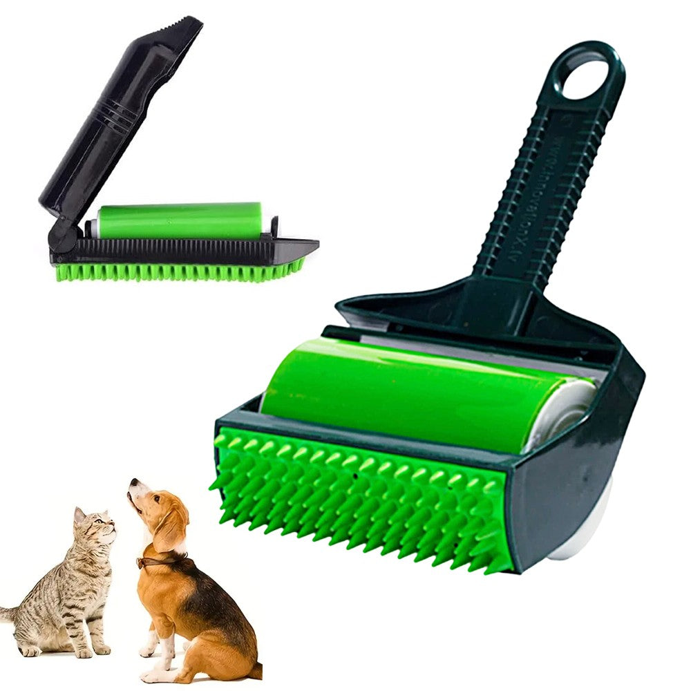 2-Piece Washable Lint Roller Set Reusable Sticky Pet Hair Picker Pet Hair Brush