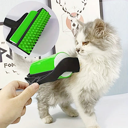 2-Piece Washable Lint Roller Set Reusable Sticky Pet Hair Picker Pet Hair Brush