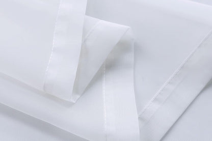 Water Resistant White Outdoor Sheer Curtains