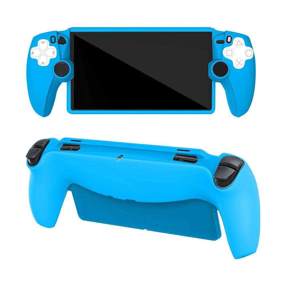 Silicone Protective Case for Playstation 5 Portal Full Protection Grip Cover Case Protector Blue