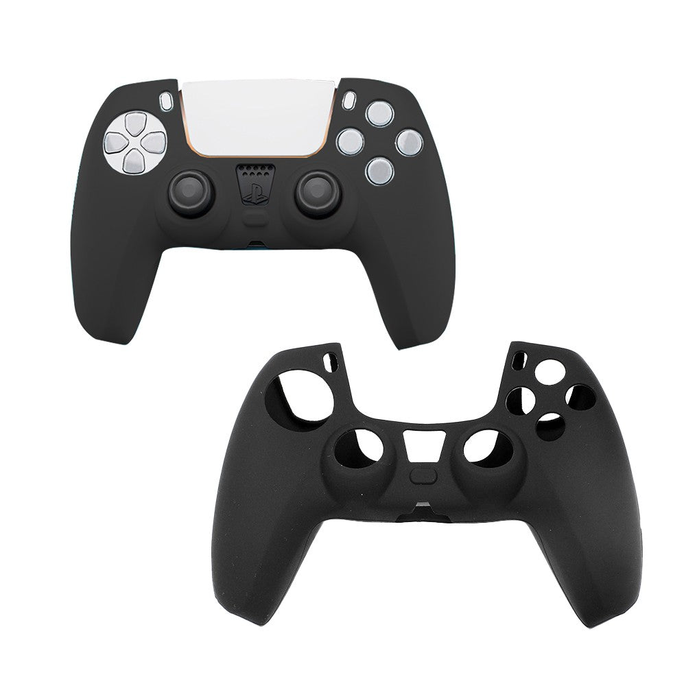 For SONY PlayStation PS5 Controller Protective Case Silicone Cover Case Black