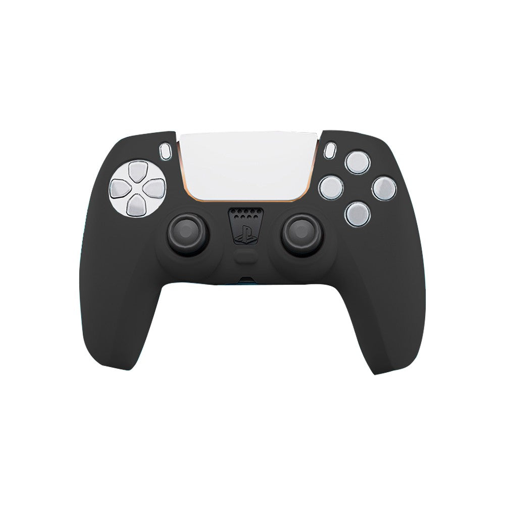 For SONY PlayStation PS5 Controller Protective Case Silicone Cover Case Black