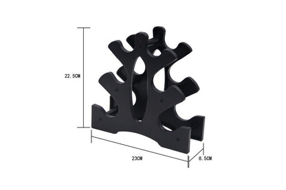 2pcs 3 Tier Dumbbell Storage Rack Tree Style Hand Weight Organizer
