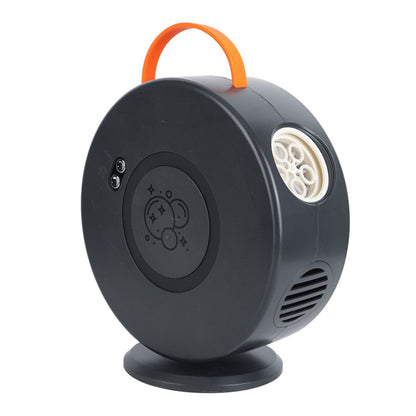 Portable Bubble Maker Electric Bubbles Machine Toy Outdoor Birthday Party Supplies Black