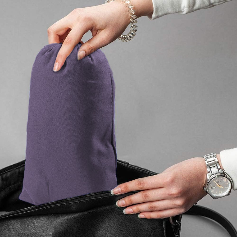 Portable Sleeping Sack Sheets Compact Camping Sheets for Adults Traveling Hotel Sleeping Bag Liner Purple