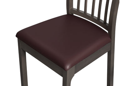 Waterproof PU Leather Dining Chair Seat Cover Coffee