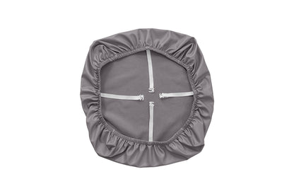 4Pcs Waterproof PU Leather Dining Chair Seat Cover Black