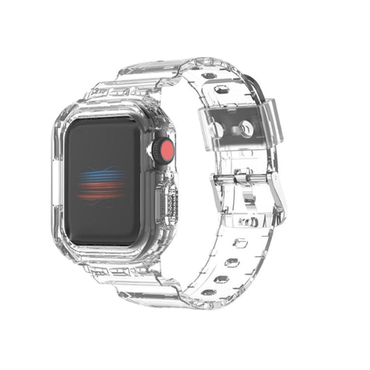 Watch Band Compatible with Apple Watch Series 4/5/6/7/8/9/Ultra1/2 SE Clear