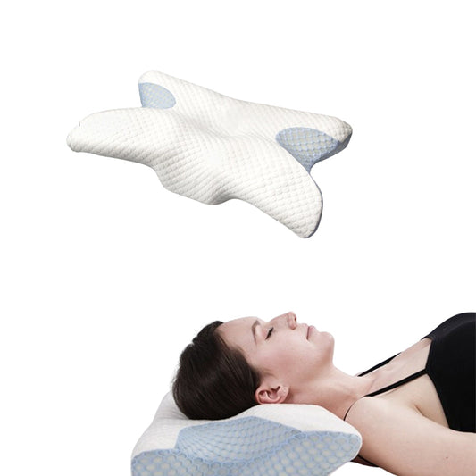 Cervical Memory Foam Pillow Ergonomic Support Sleeping Pillow for Side Back Stomach Sleepers