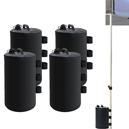 4Ps Canopy Weight Water Bag Anti-Wind Weight Anchor for Tent Awnings Camping Outdoor Umbrella