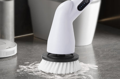 Electric Spin Scrubber 8 in 1 Shower Cleaning Brush with 9 Brush Heads