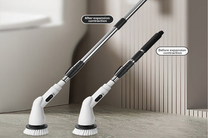 Electric Spin Scrubber 8 in 1 Shower Cleaning Brush with 9 Brush Heads