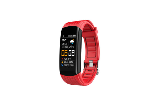 Fitness Watch Blood Oxygen Sleep Tracking with Activity Tracker and  Watch-Red