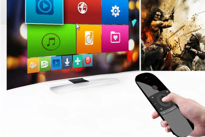 4 in 1 Wireless Air Remote Keyboard Mouse Fly Mouse Universal TV Remote with 2.4GHz Connection
