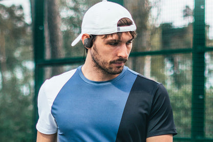 Bluetooth Headphones Wrap Around Head Sports Wireless Headset Foldable Behind The Head Headphones with TF Card Slot-Grey