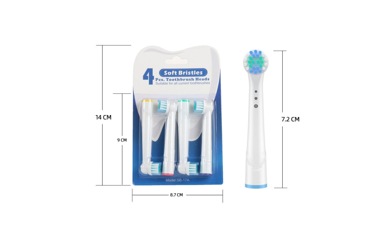 4 Pcs Electric Toothbrush Replacement Heads for Oral-B Toothbrush-ST1