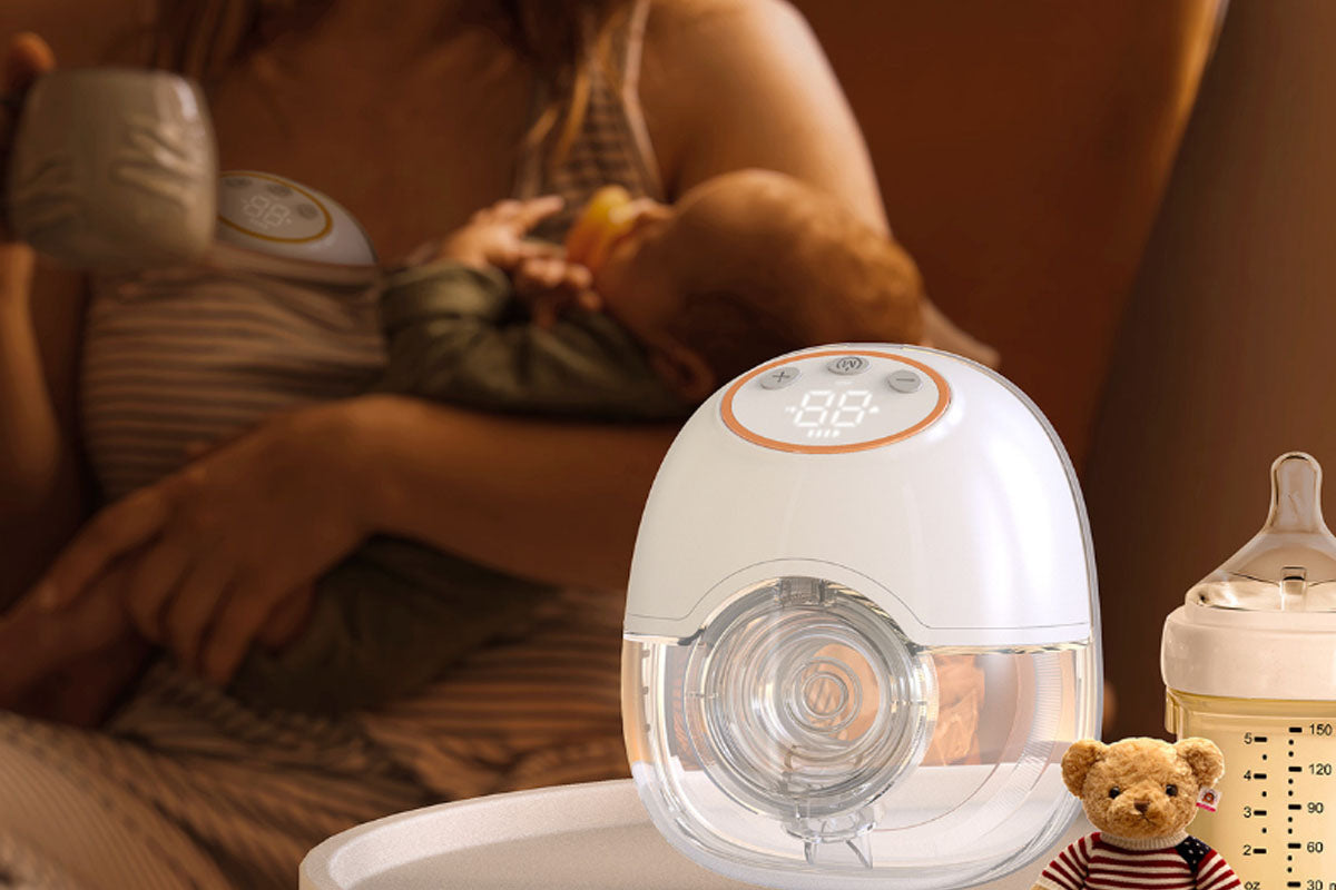 Electric Hands Free Breast Pump Portable and Low Noise for Feeding