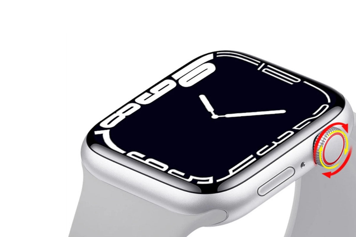 Sport Smart Watch Fitness Tracker Heart Rate Sleep Monitor Smartwatch-Silver