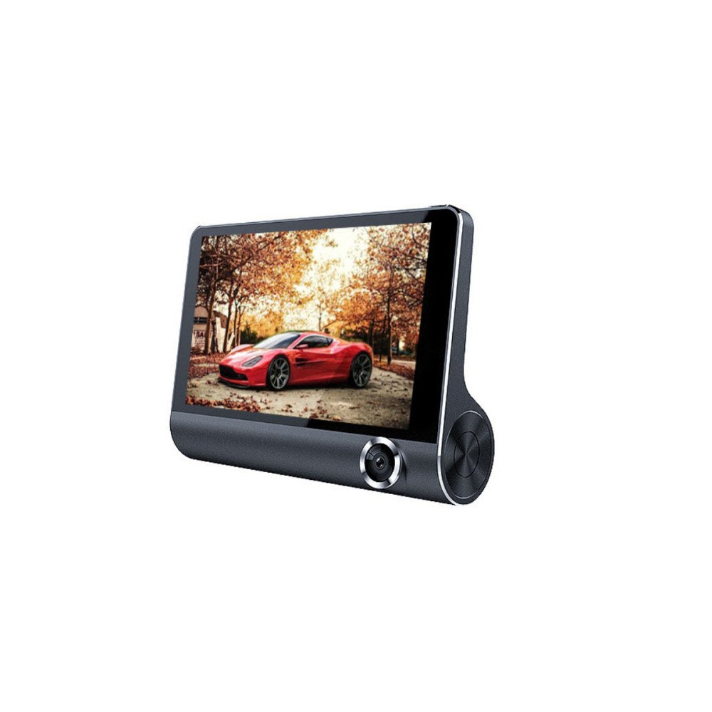 1080P Dash Cam with Card Wide-Angle Car Driving Recorder With Rear View Camera
