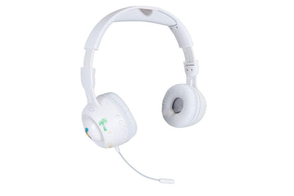 Kids Bluetooth Headphones Foldable Over Ear Stereo Wireless Headset with Microphone-White