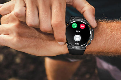 Waterproof Sports Bluetooth Watch with LED Flashlight Smartwatch Fitness Tracker Tactical Watch