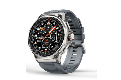 Military Smart Watch for Men Health and Fitness Tracker Compatible for iOS & Android Sports Watches-Grey