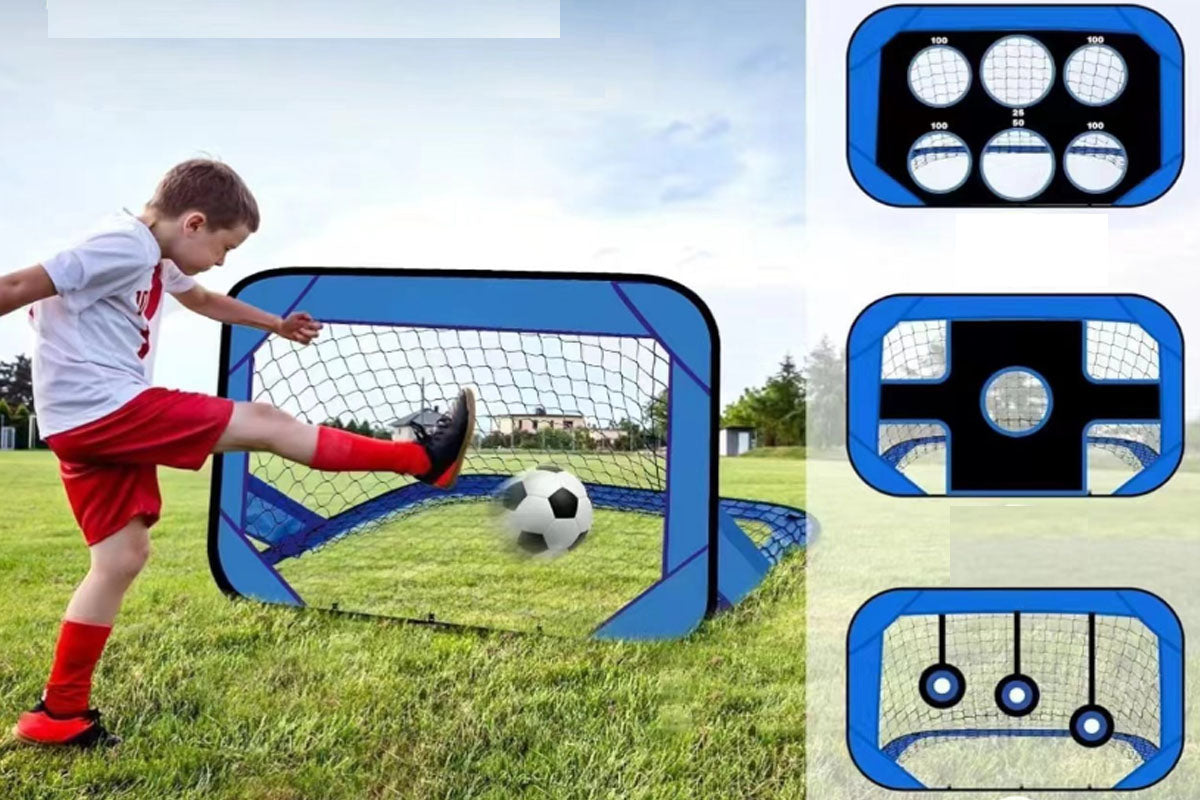2 in 1 Soccer Goals for Backyard Soccer Training Equipment Soccer Game