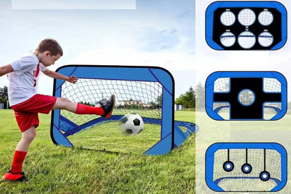 2 in 1 Soccer Goals for Backyard Soccer Training Equipment Soccer Game