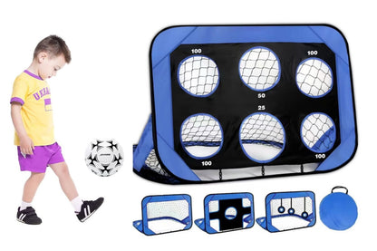 2 in 1 Soccer Goals for Backyard Soccer Training Equipment Soccer Game