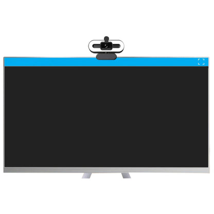 4K Webcam with Light Computer Camera with Built-in Microphone Plug