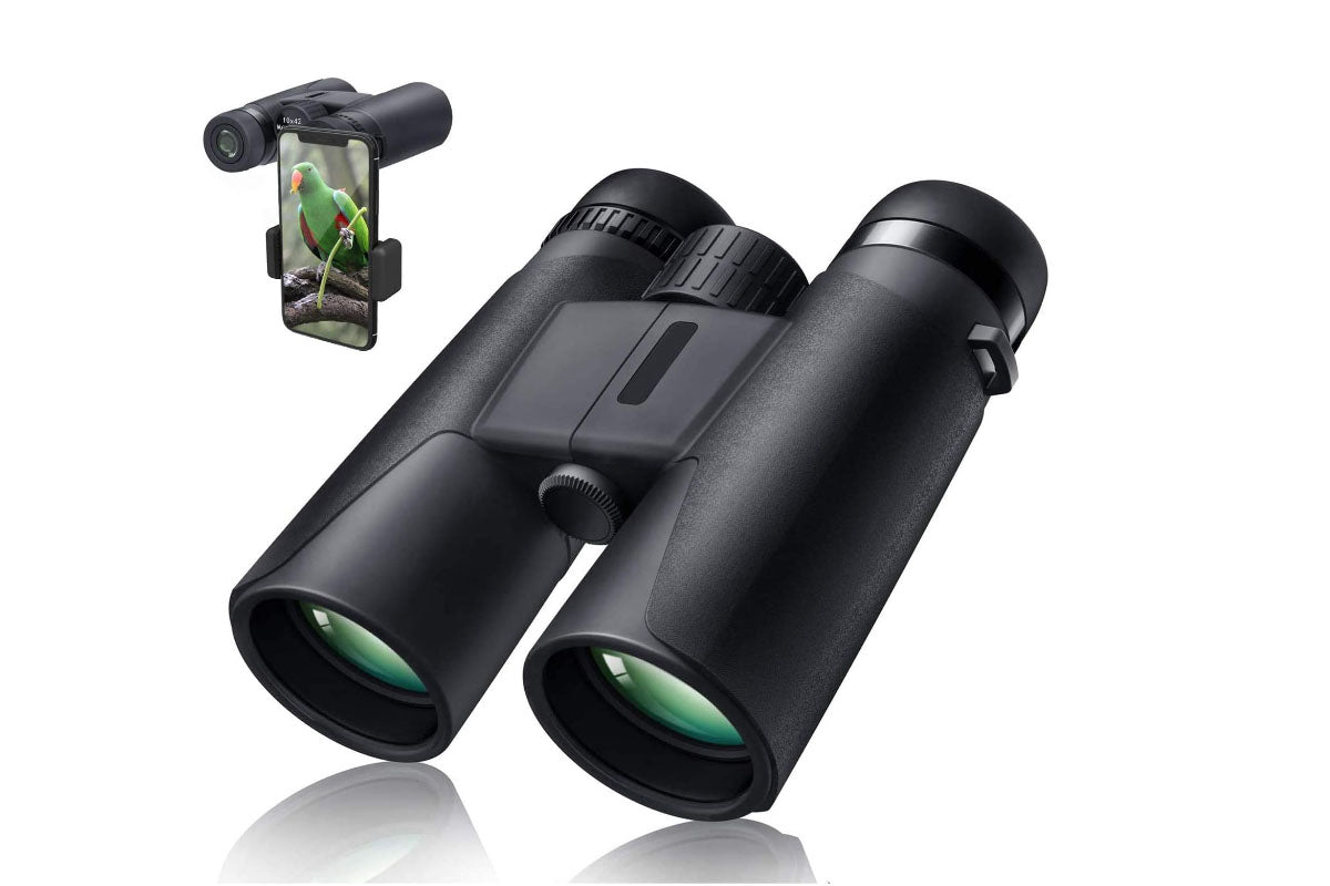 Bird Watching Binoculars with Smartphone Adapter