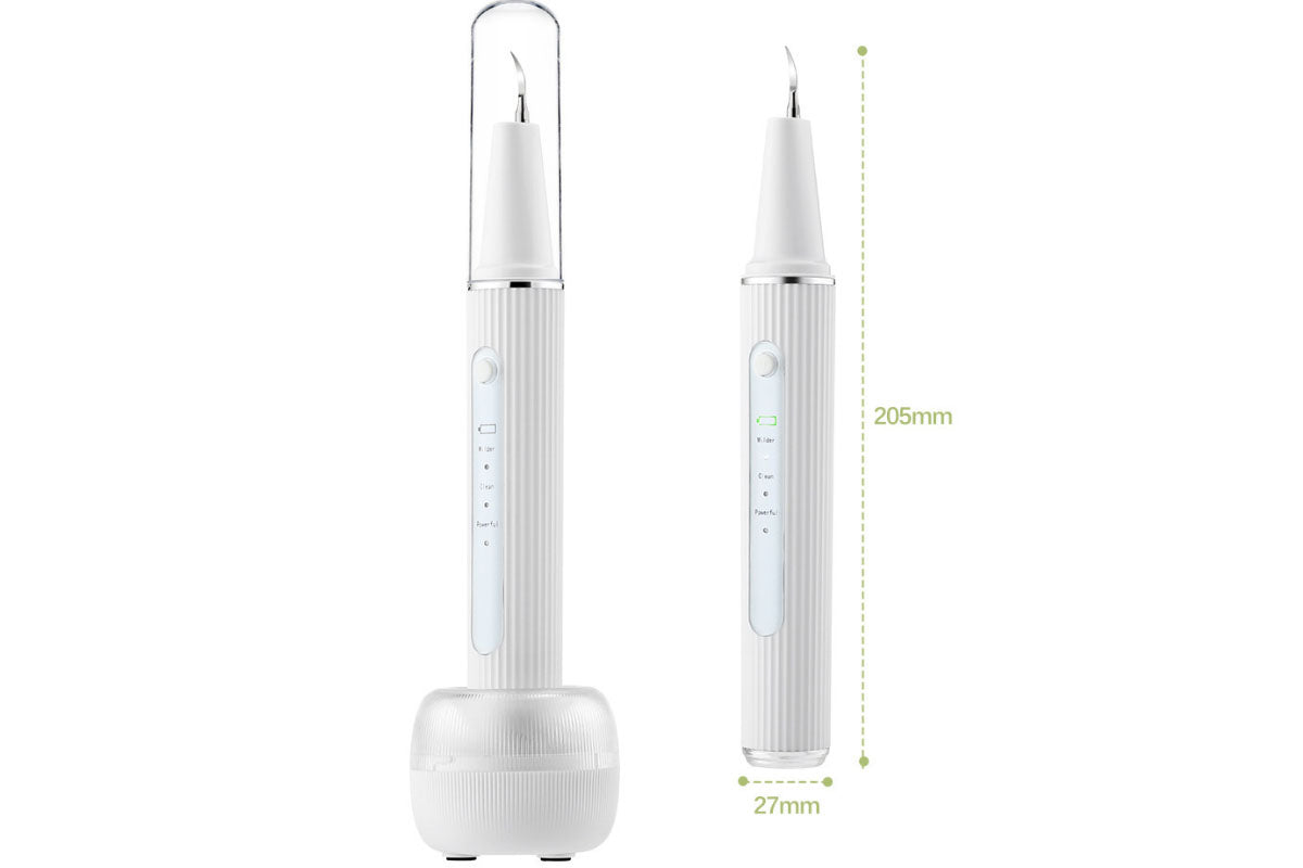 Teeth Cleaning Kit Tartar Remover with 4 Replaceable Heads Rechargeable Plaque Remover for Home
