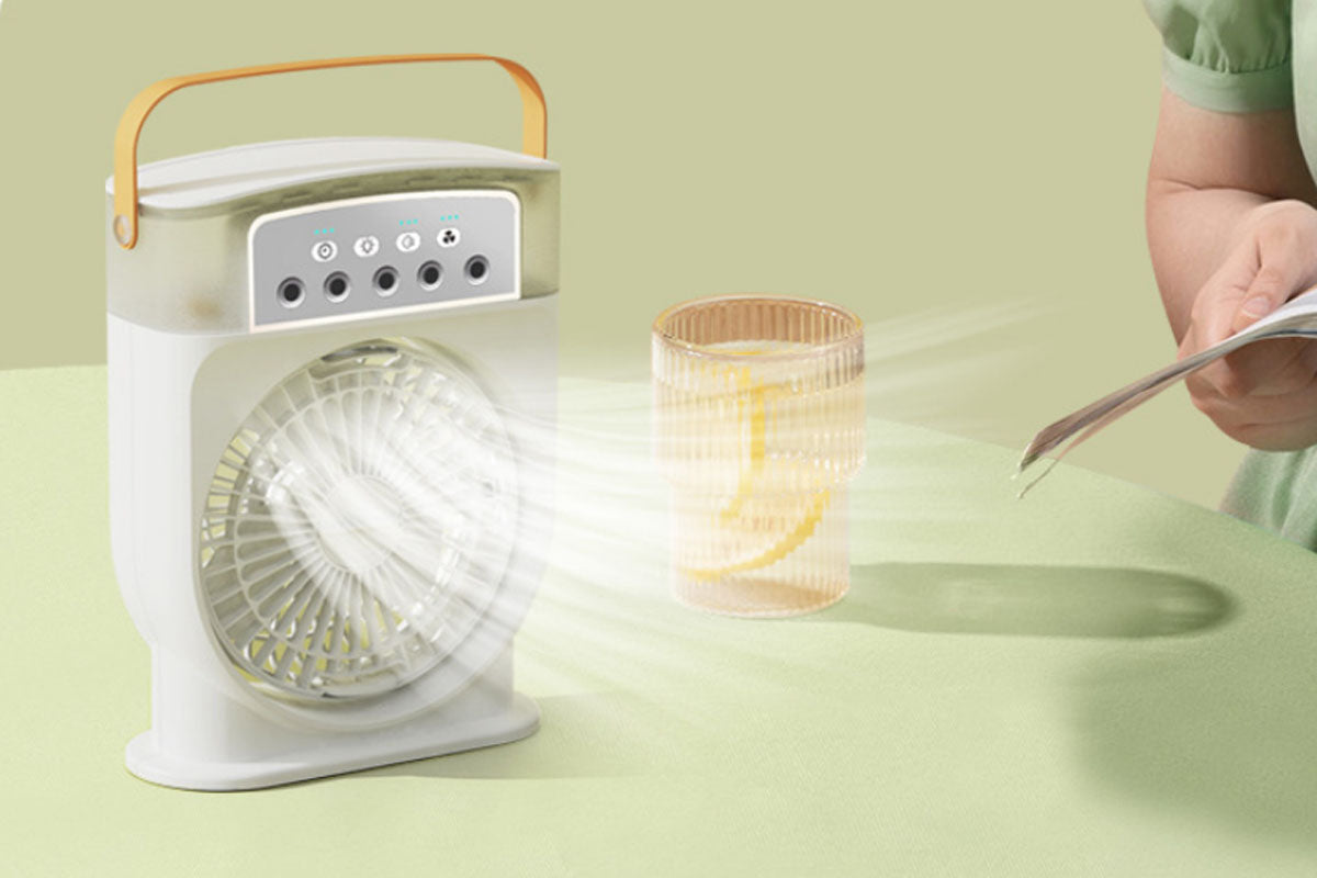 Personal Air Cooler Portable Air Conditioner Fan Cooling Fan Humidifier