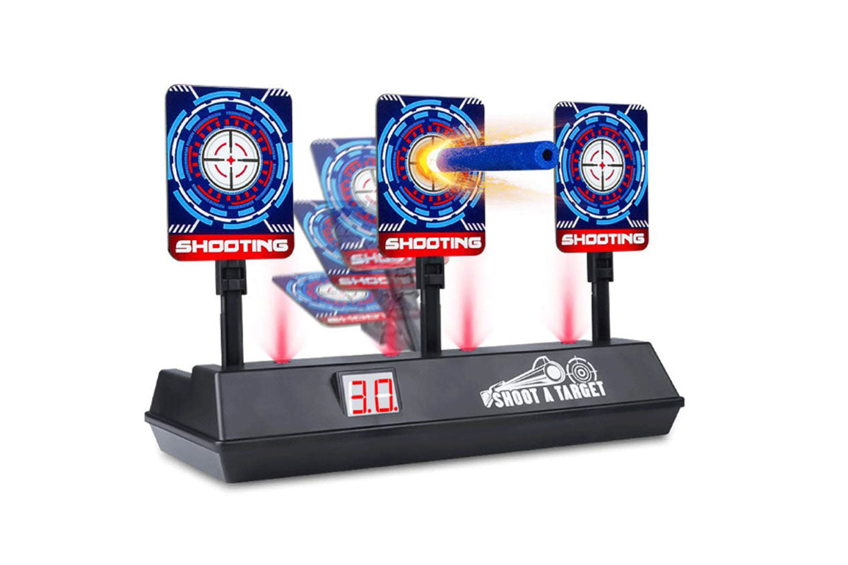 Electronic Shooting Target Scoring Auto Reset Digital Toy Track Moving Target
