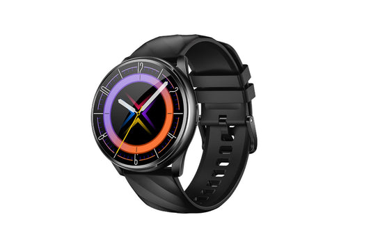 Smart Fitness Watch with Heart Rate Sleep Monitor Steps Monitor Waterproof Sports Activity Trackers-Black