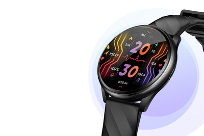 Smart Fitness Watch with Heart Rate Sleep Monitor Steps Monitor Waterproof Sports Activity Trackers-Black