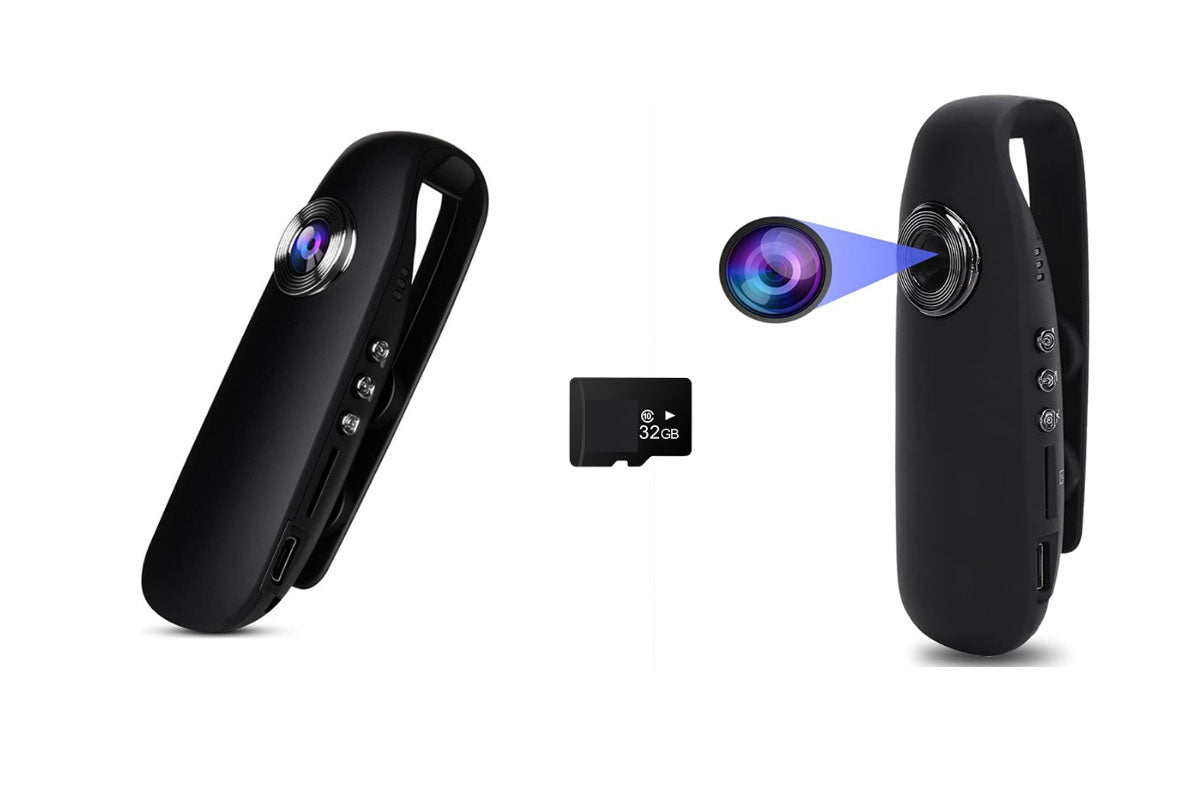 Mini Body Camera 1080P Body Cam Video Recording Wearable Personal Daily Record