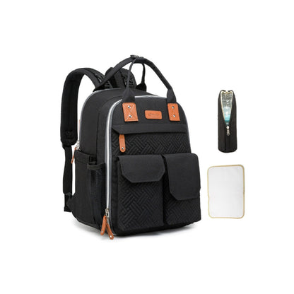 Multifunction Diaper Bag Backpack-Black