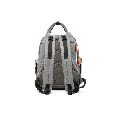 Multifunction Diaper Bag Backpack-Grey