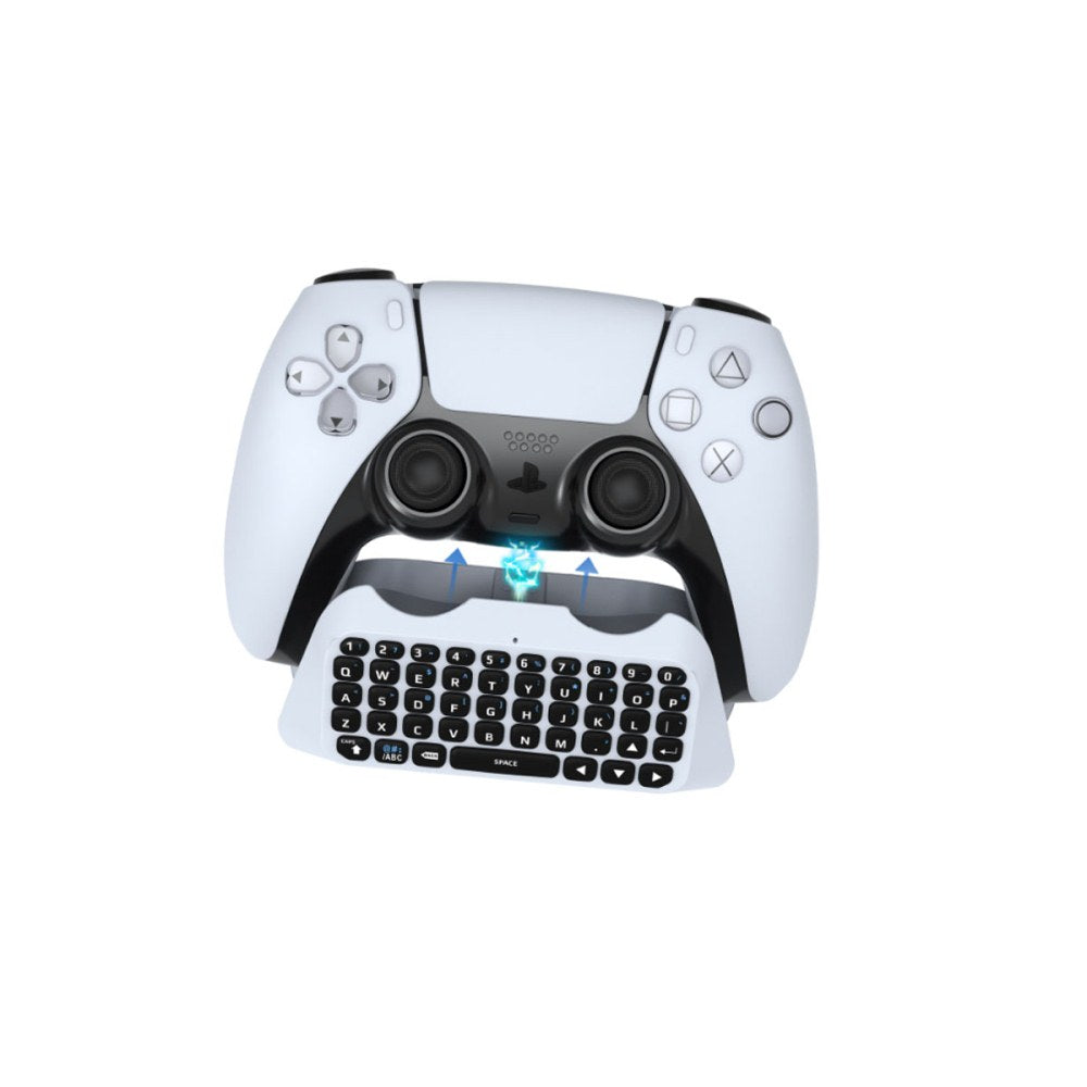 Wireless Keyboard for PS5 Controller Bluetooth Mini Chatpad Message Game Keypad