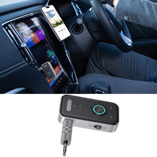 Bluetooth Car Adapter â€?Wireless Audio Receiver and Transmitter with Dual-Mode Functionality