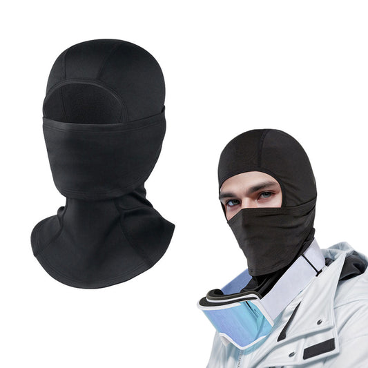 Winter Warm Face Mask Headgear Outdoor Sports Cap Black