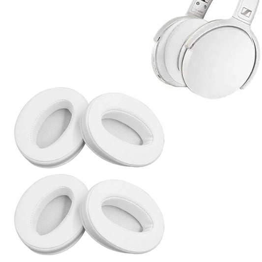 4pcs Replacement Ear Pads Competible with Sennheiser 4.50 BTNC HD 450BT HD400S HD485 White