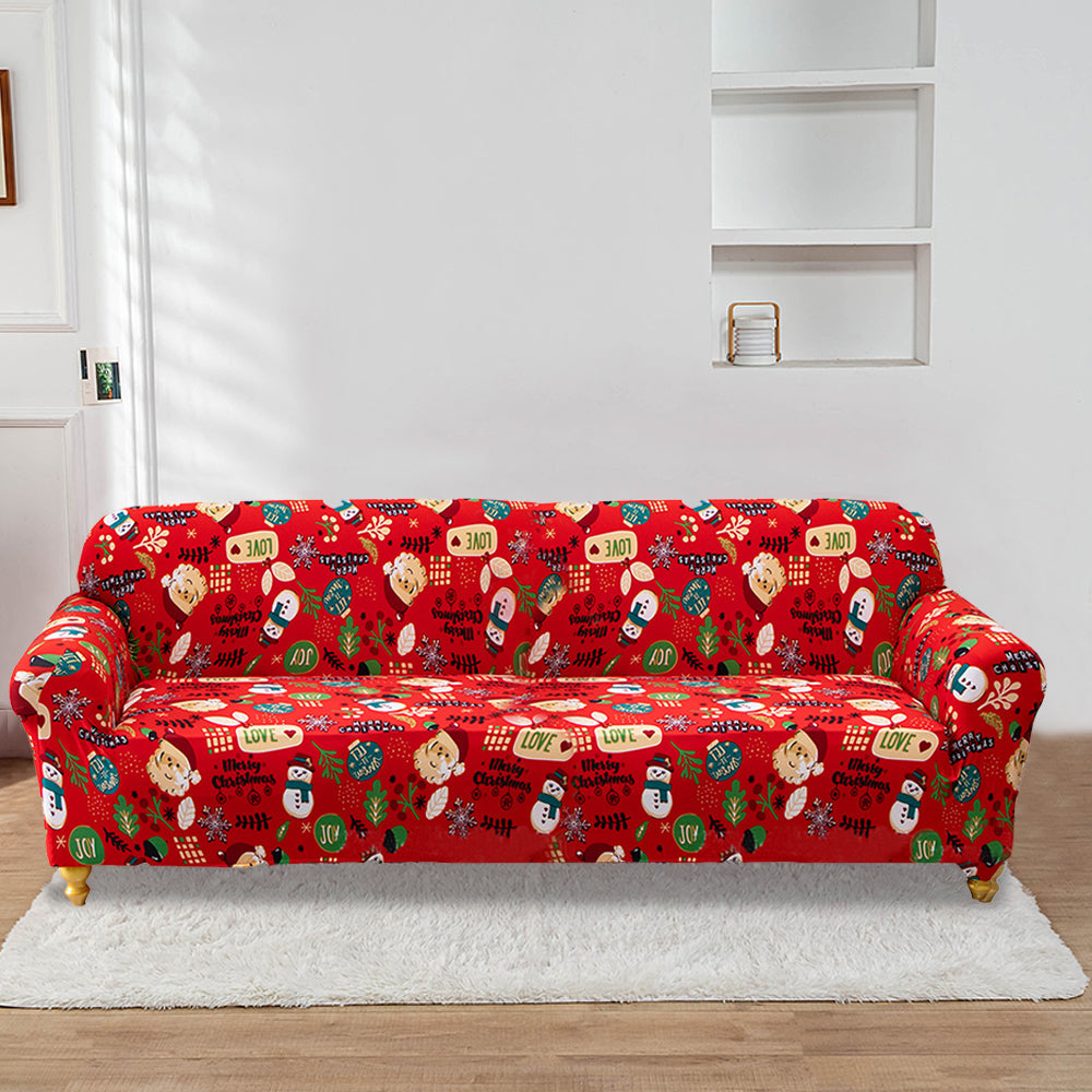 Christmas Elastic Sofa Cover Couch Slipcover Sofa Protector Style 3